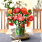 Kunstoff Pop-up Blume | Inkl. Gratis Geschenkkarten - Faire