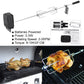 Frendorf | BBQ Grill Motor Fleischgabeln Set Automatischer Spießstab Drehspieß Kit