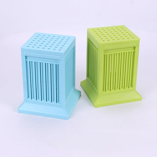 Frendorf | BBQ Spieß Fleischhersteller Fleischspießwerkzeug 49 Löcher BBQ Box BBQ Spieß Box