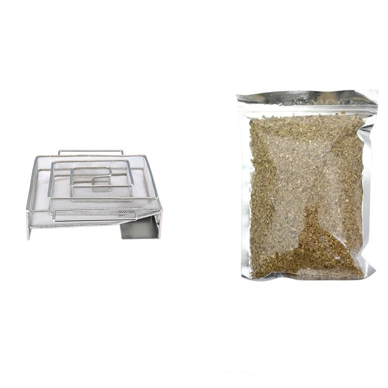 Frendorf | BBQ Edelstahl Grillzubehör Runder Räucherholz Chips Kaltrauchgenerator