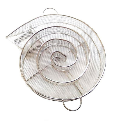 Frendorf | BBQ Edelstahl Grillzubehör Runder Räucherholz Chips Kaltrauchgenerator