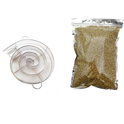 Frendorf | BBQ Edelstahl Grillzubehör Runder Räucherholz Chips Kaltrauchgenerator