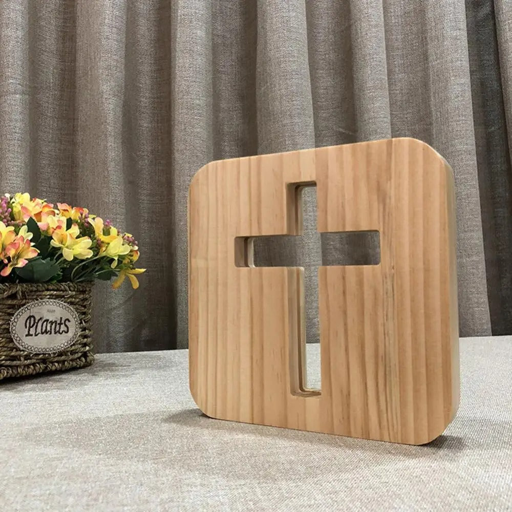 Frendorf | IlluminatedFaith – Minimalistische Kreuz-Nachtlampe