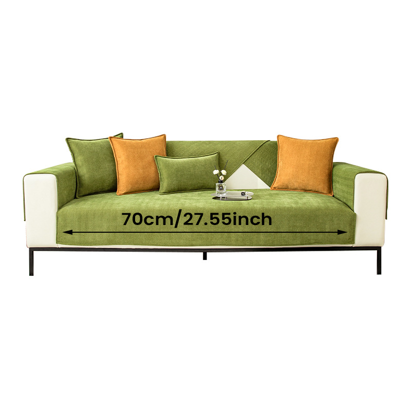 Frendorf | Fischgrät Chenille Stoff Möbel Schutz Sofa Bezug