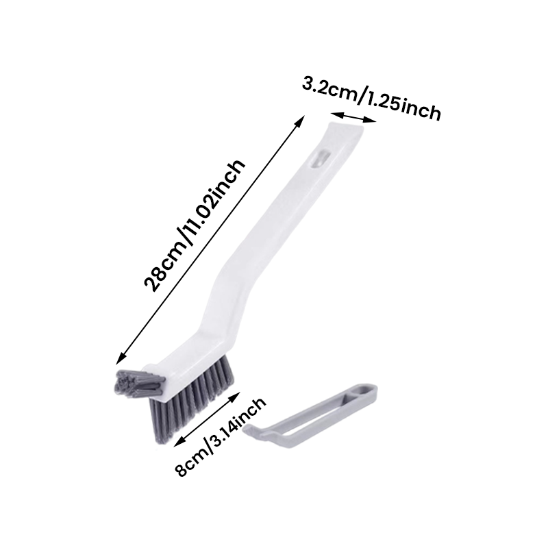 Frendorf | 2 in 1 Badezimmer Reinigungsbürste Spaltbürste