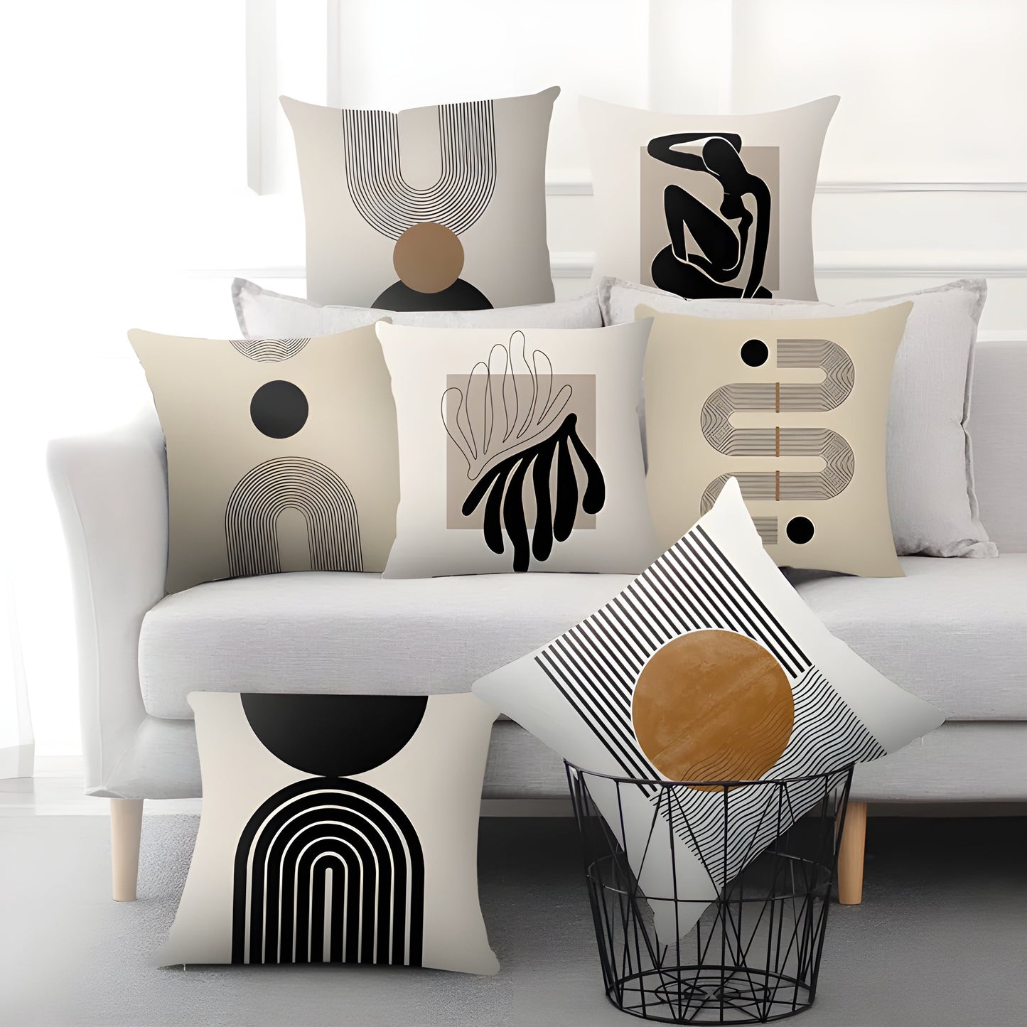 Kreatives abstraktes Kissen für Sofa & Wohnkultur
