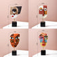 Abstract Pop Art Gesicht Home Skulptur
