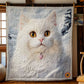 Snow Cat Steppdecke
