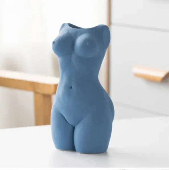 Schöne abstrakte Stil Körperkunst Keramikvase