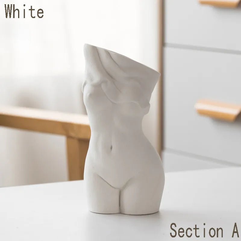 Schöne abstrakte Stil Körperkunst Keramikvase