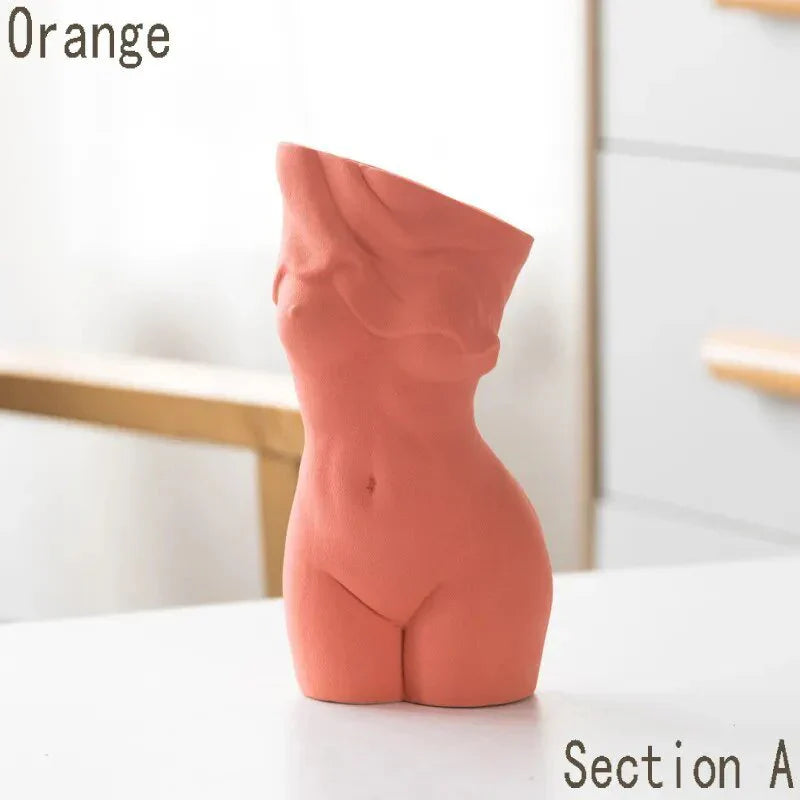 Schöne abstrakte Stil Körperkunst Keramikvase