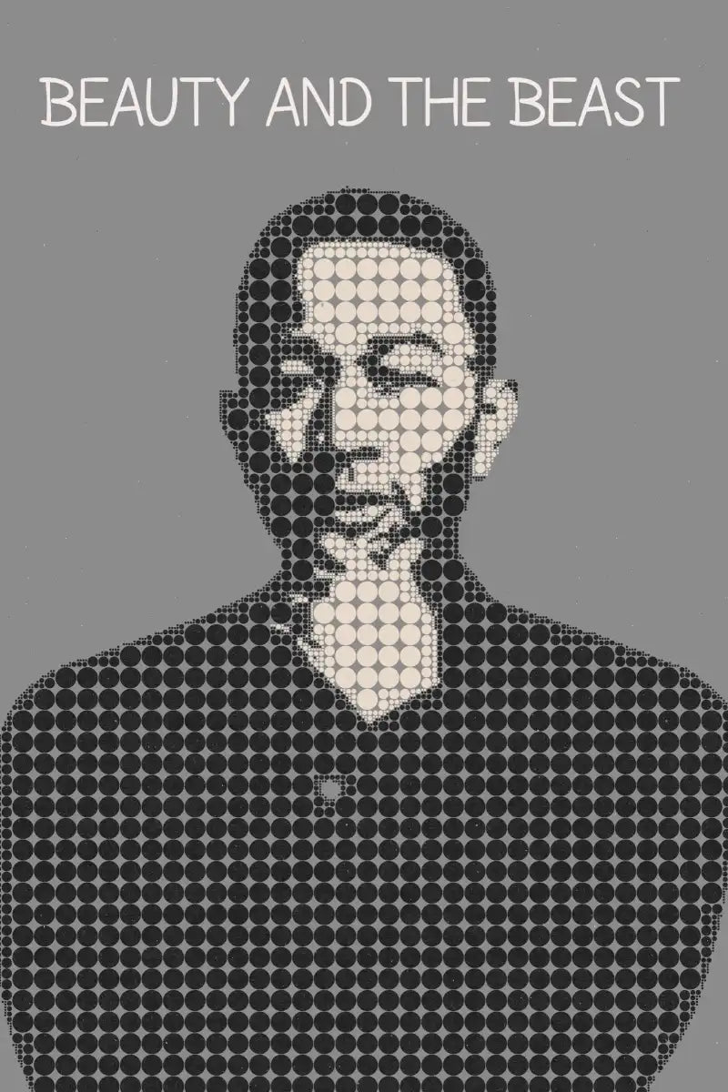 Frendorf | Die Schöne und das Biest Poster Musik Minimalistische Wandkunst