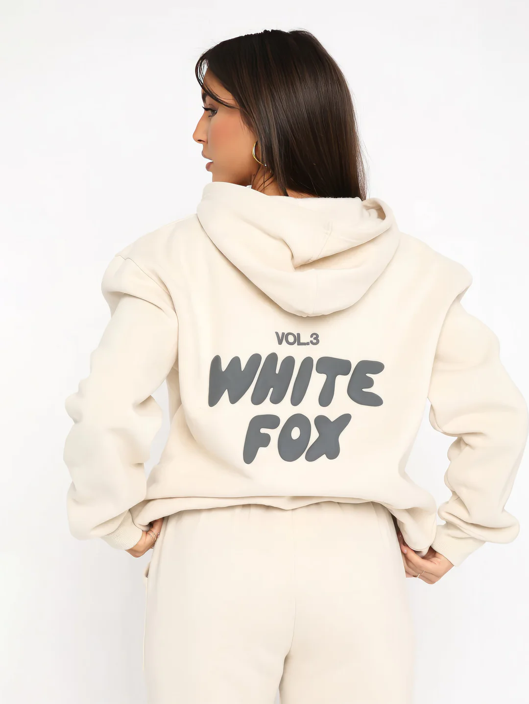 Frendorf | White Fox Hoodie Set