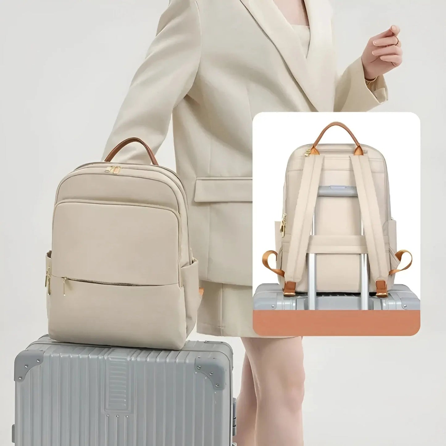 Frendorf | Trendiger Multifunktionaler Damen Rucksack – Sophia