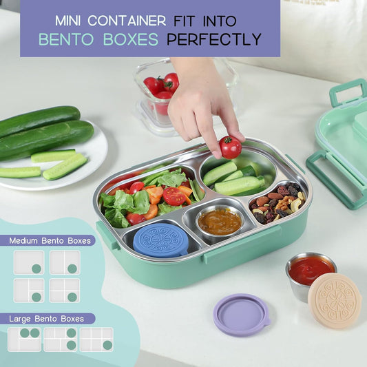 Frendorf | Auslaufsichere Saucenbecher aus Edelstahl (6 Stück) – FlavorPods