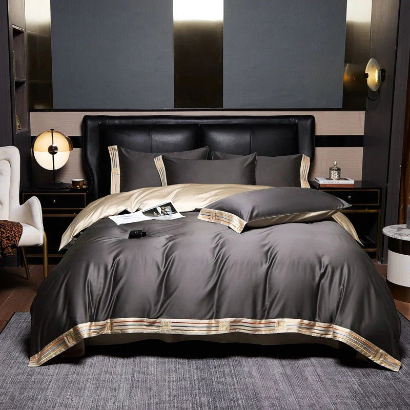 Frendorf | Luxe Satin Bettwäsche 4-Teiliges Set - OpulenceSleep