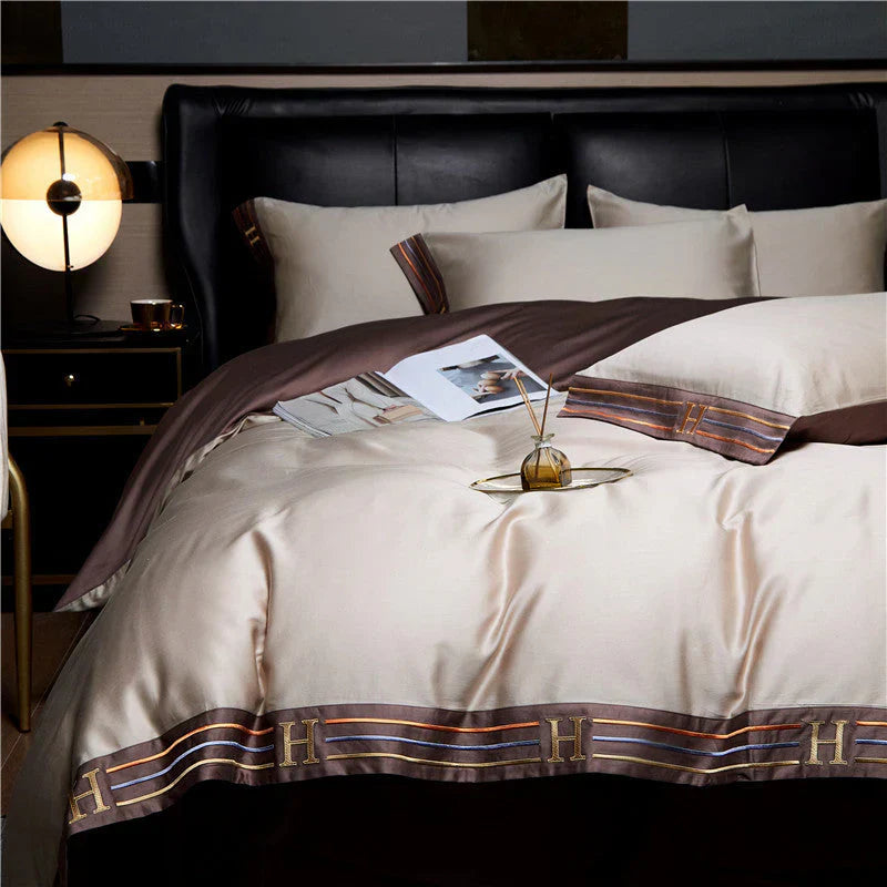 Frendorf | Luxe Satin Bettwäsche 4-Teiliges Set - OpulenceSleep