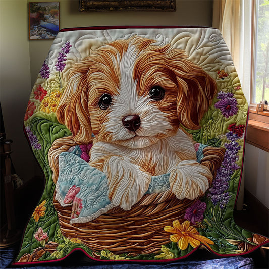 Basket Puppy Quilt