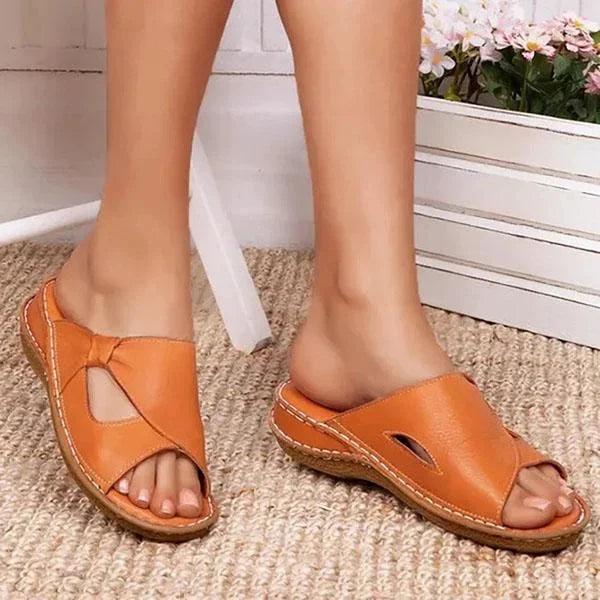 Frendorf | Ledersandalen mit Fußgewölbeunterstützung