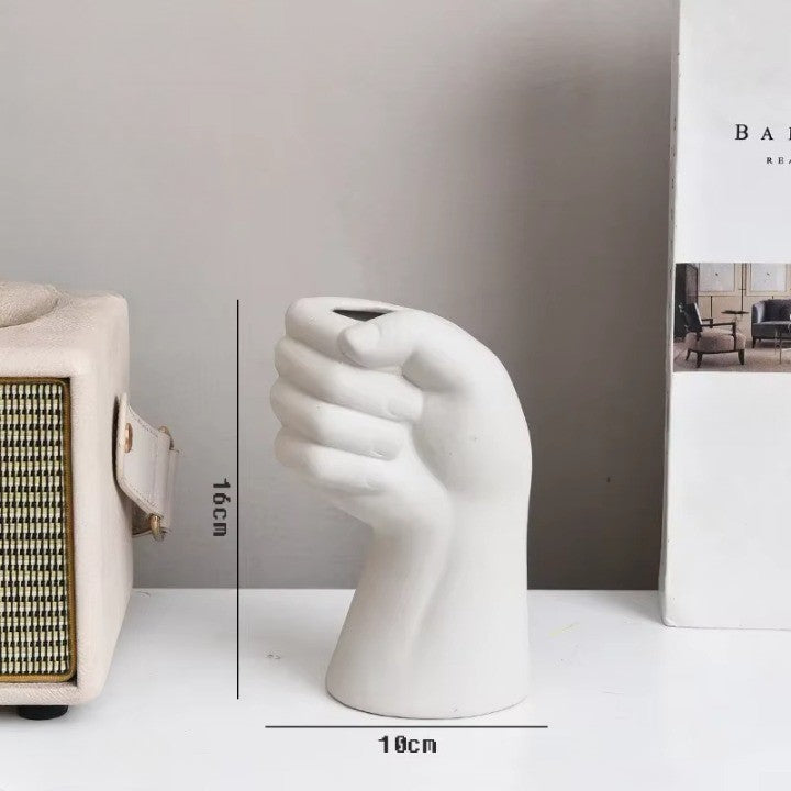 Frendorf | Künstlerische Handgeste Keramik Tischblumenvase