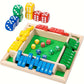 Frendorf | Shut The Box Spiel, Holzbrett Würfelspiele