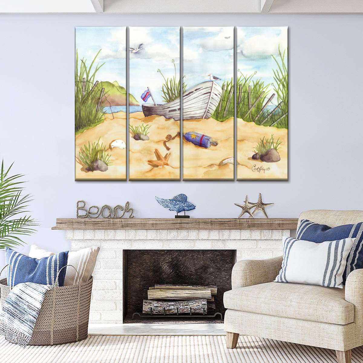 Frendorf | Die Strand-Schätze Wandkunst