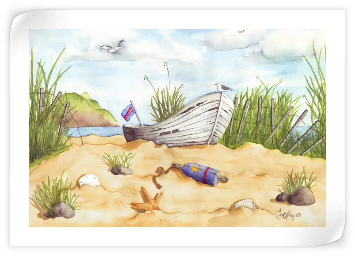 Frendorf | Die Strand-Schätze Wandkunst