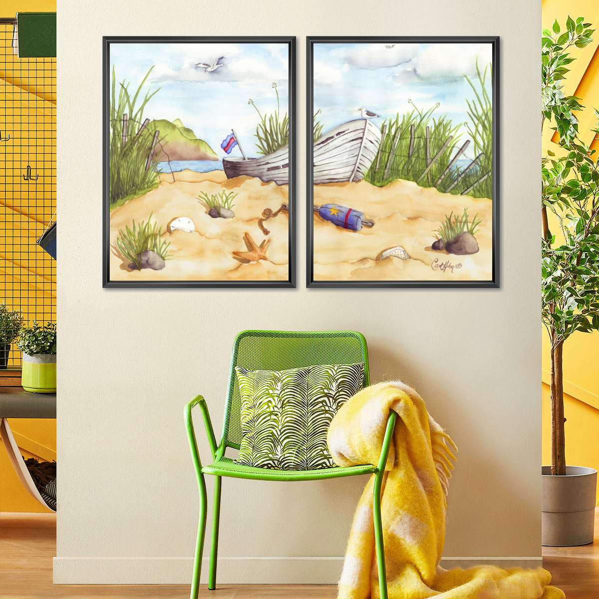 Frendorf | Die Strand-Schätze Wandkunst