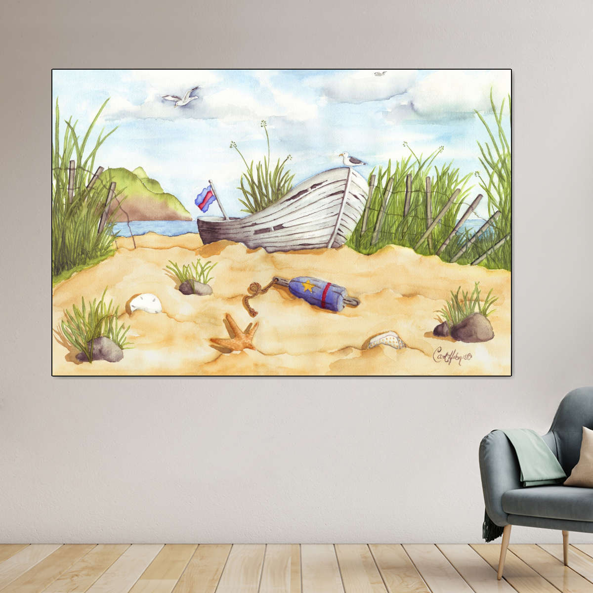 Frendorf | Die Strand-Schätze Wandkunst