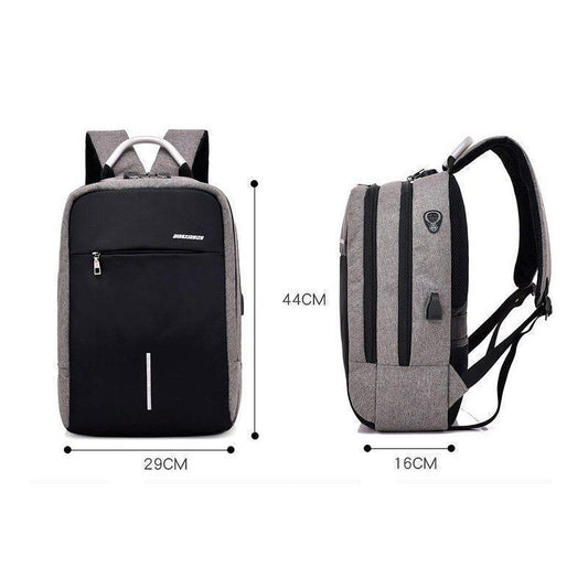 Frendorf | 3-Pin-Sperre Anti-Diebstahl USB Rucksack