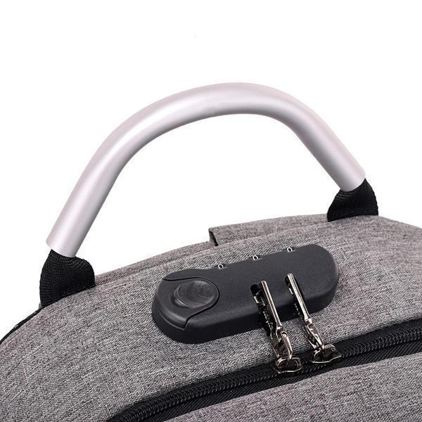 Frendorf | 3-Pin-Sperre Anti-Diebstahl USB Rucksack