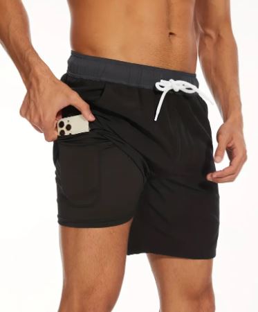 Frendorf | Badehose | Schnell trocknende Stretch-Shorts für Männer mit Handytasche