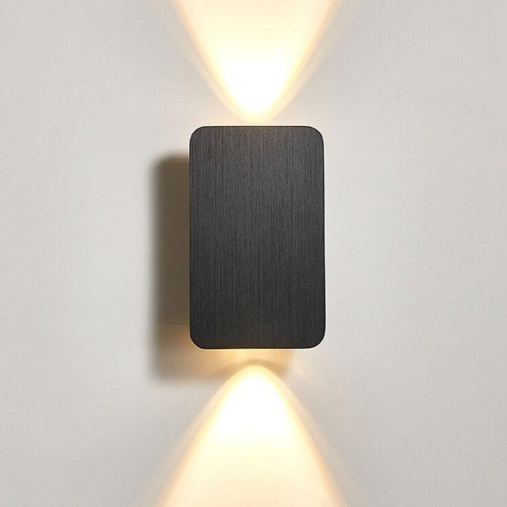 Frendorf | ZenLuxe Nordic Design LED Wandleuchte | Modernes Aluminium | Flaches Panel | Energiesparend | Dekolampe für Wohnzimmer &amp; Büro