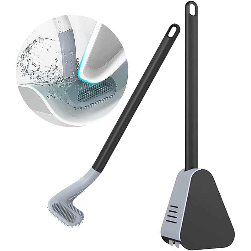 Langer Griff Flexible Silikon Golf WC-Bürste