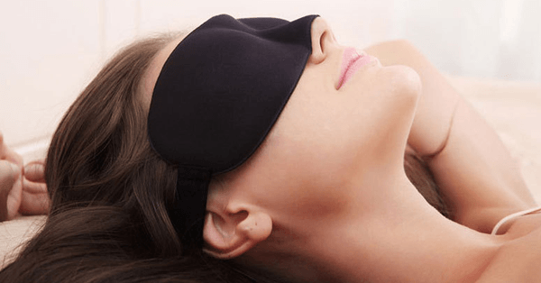 Frendorf | Augenabdeckmaske für den Schlaf - Verbesserte 3D-konturierte Schlafmaske & Augenbinde - Perfekte Reise-Augenabdeckung