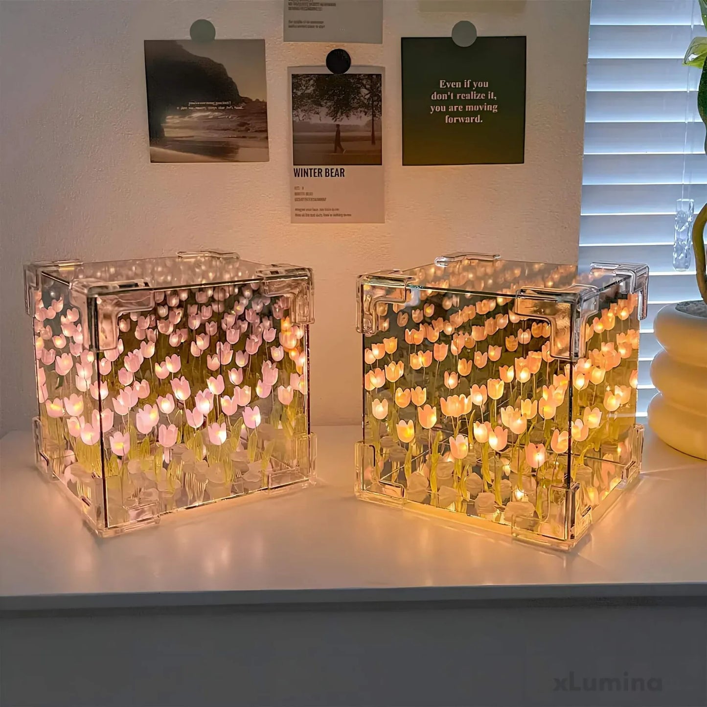Box - LED Blumenlampe