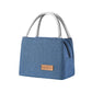 Frendorf | Bento-Tasche groß verstärkt Studierenden Lunch-Tasche Oxford-Stoff ein Schulter Outdoor Picknick Wärmedämmung Tasche Blau
