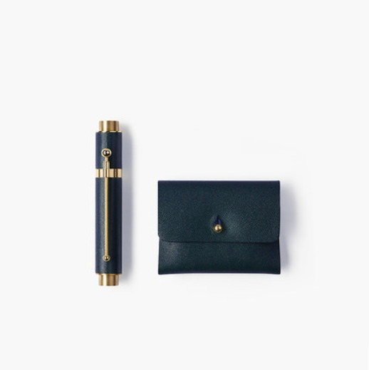 Frendorf | Faltbarer handgefertigter Leder-Tintenfüllfederhalter, Das beste Schreibwaren Geschenk für Studenten, Lehrer und mehr