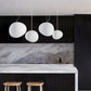 Frendorf | PebbleGlow Kieselstein Pendelleuchte | Zeitloses Design | Elegante Beleuchtung für Zuhause