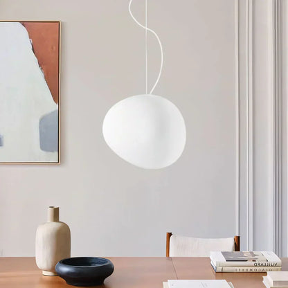 Frendorf | PebbleGlow Kieselstein Pendelleuchte | Zeitloses Design | Elegante Beleuchtung für Zuhause