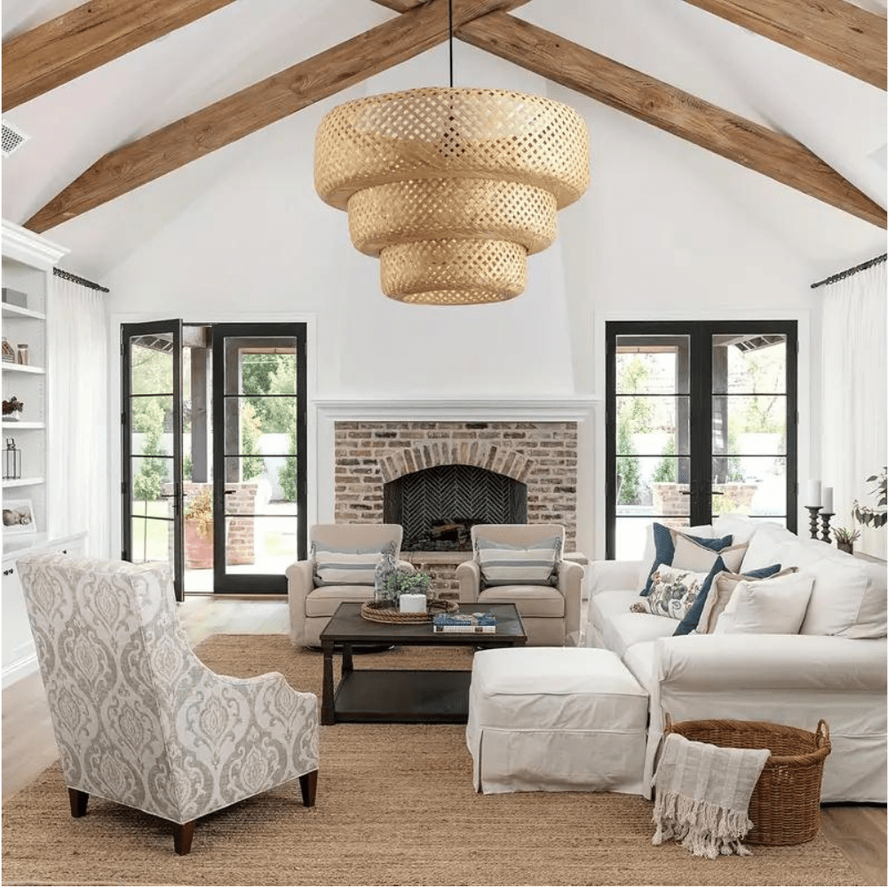 Frendorf | Beleuchten Sie Ihren Raum mit der eleganten Boho Bambus Pendelleuchte