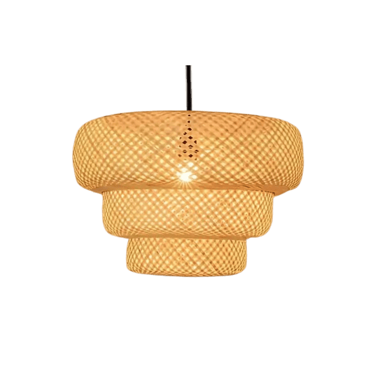 Frendorf | Beleuchten Sie Ihren Raum mit der eleganten Boho Bambus Pendelleuchte