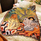 Boho Stil Strickdecke