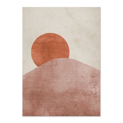 Boho Sonne & Mond Leinwand Poster
