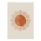 Boho Sonne & Mond Leinwand Poster