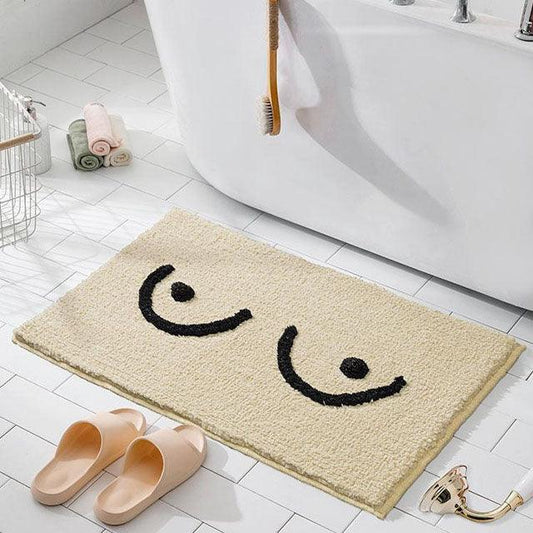 Badematte mit Titten