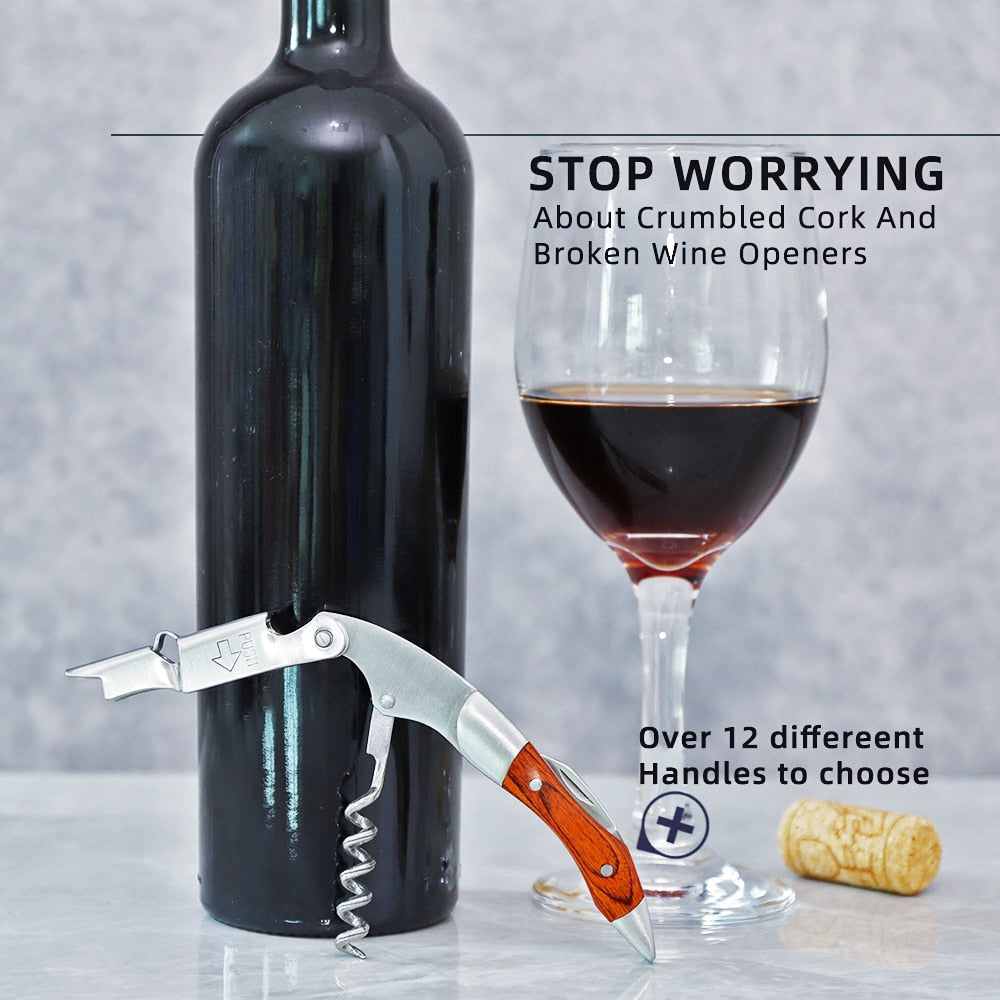 Flaschenöffner und Folienabschneider Geschenk für Weinliebhaber Wein Korkenzieher