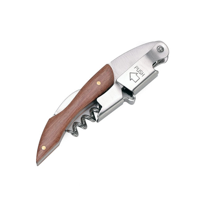 Flaschenöffner und Folienabschneider Geschenk für Weinliebhaber Wein Korkenzieher