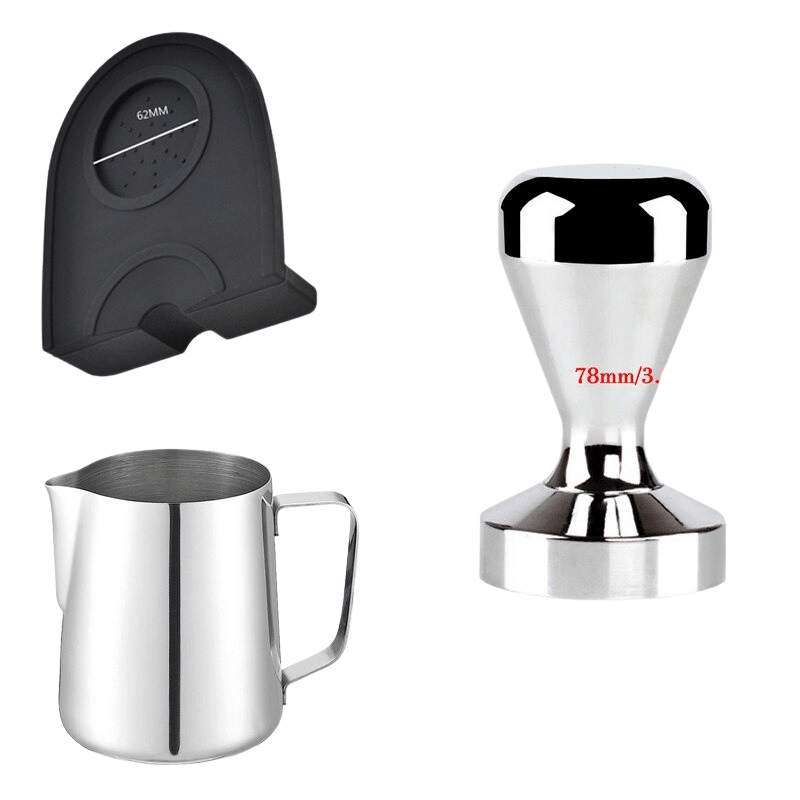 Frendorf | Bodenloser Portafilter Espressomaschine Holz- oder Kunststoffgriff