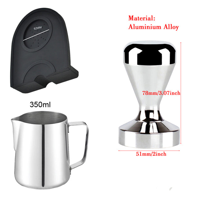 Frendorf | Bodenloser Portafilter Espressomaschine Holz- oder Kunststoffgriff